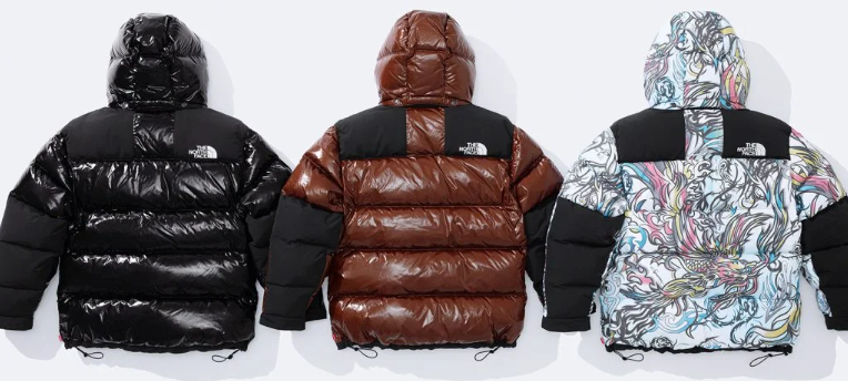Supreme x THE NORTH たわい FACE Nuptse 枯葉 ブーツ
